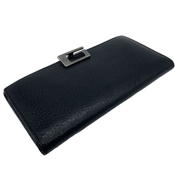 GUCCI Vintage G-Clasp Leather Long Wallet - Picture 4 of 12